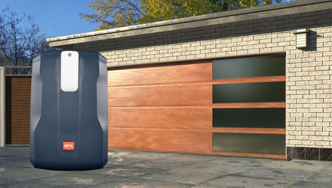 20220505montaz BFT-smart home-Botticelli-naped do bramy garazowej