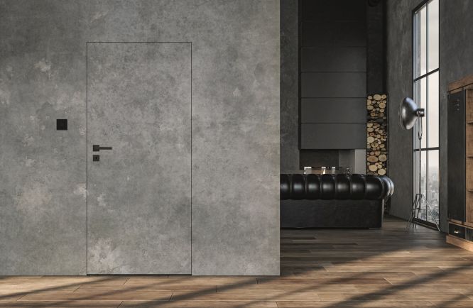 20220707POL-SKONE-drzwi-z ukryta oscieznica-Harmony-beton dekoracyjny